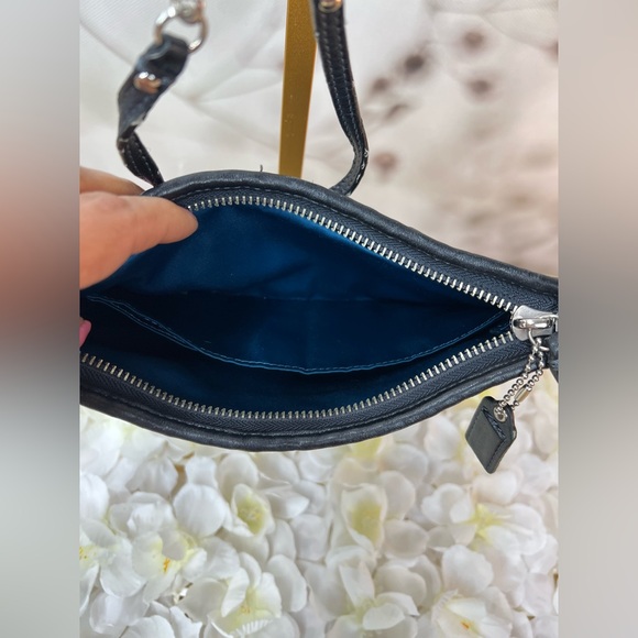 Coach Madison Gathered Leather Zip Crossbody Clutch - Picture 9 of 13